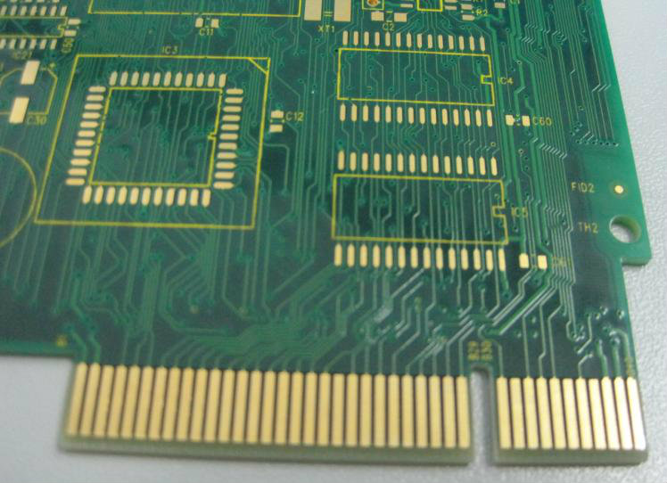 6 layers PCBs with thick gold plating.