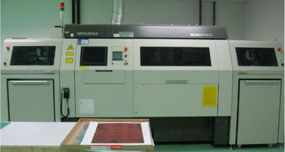Dry film machine of Aluminum PCB