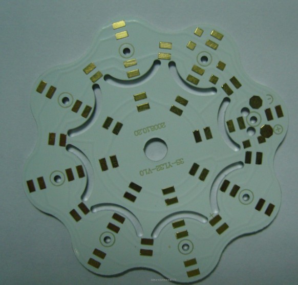 double layer Aluminum PCB with immersion gold