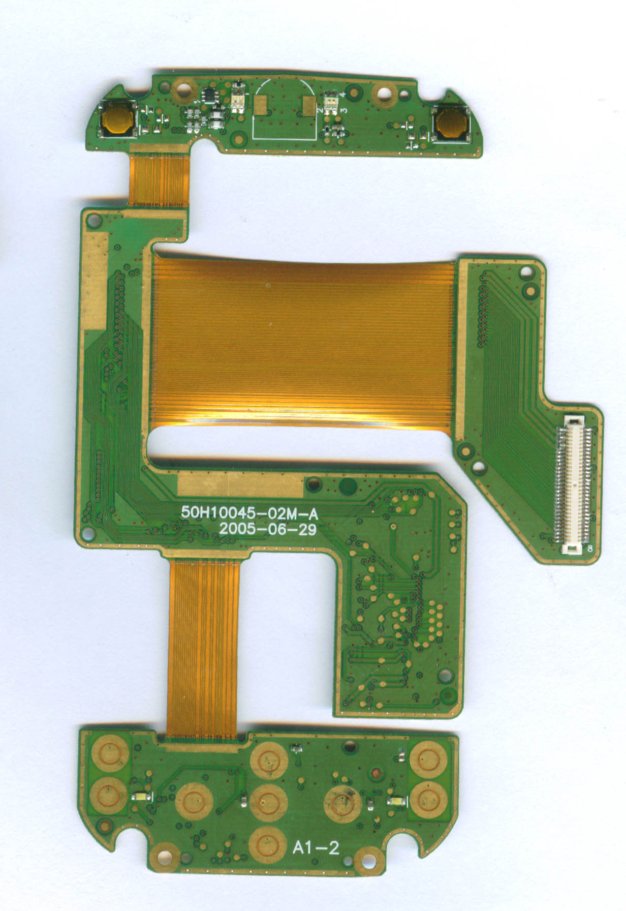 2 layers rigid-flexible PCB