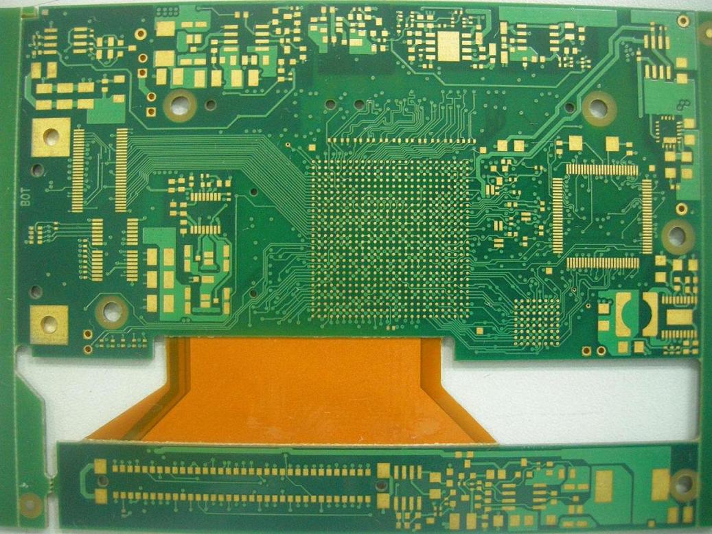 4 layers rigid-flexible PCB